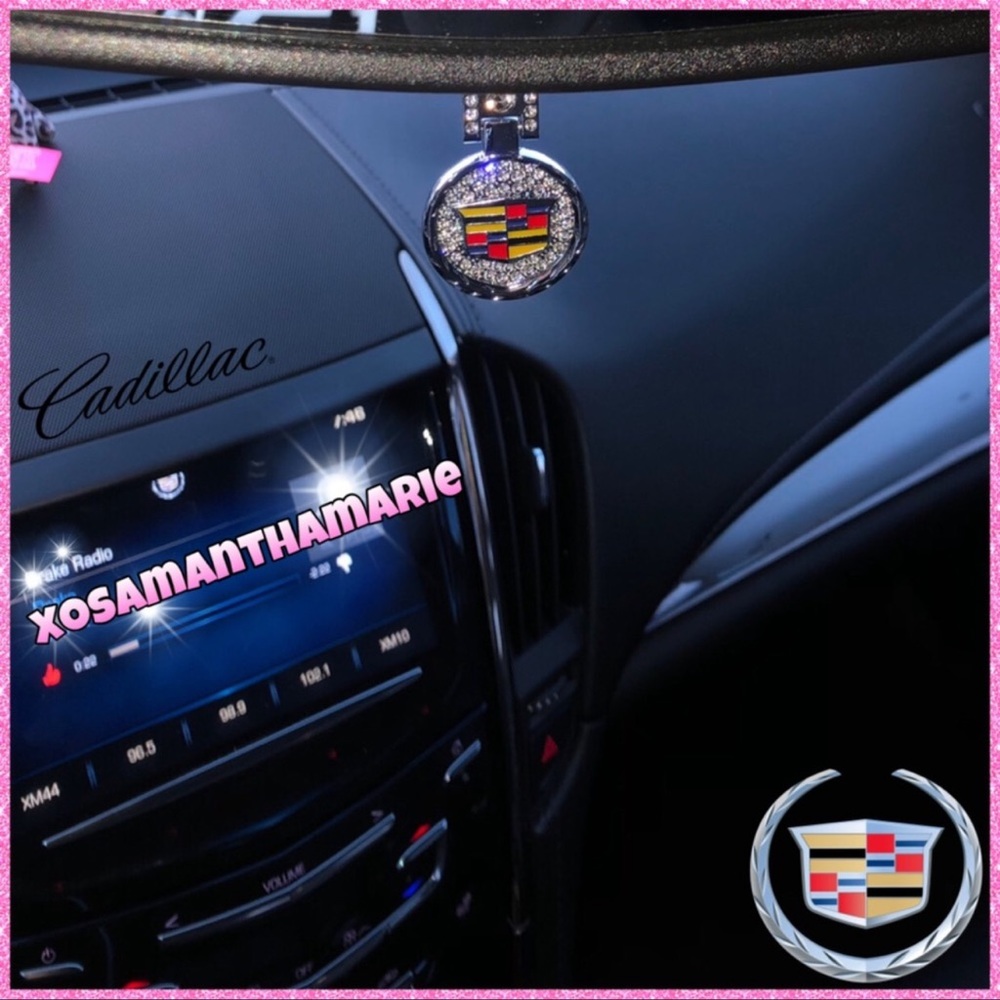 Cadillac Rhinestone Bling Charm Keychain Fob 💎 - Picture 6 of 14